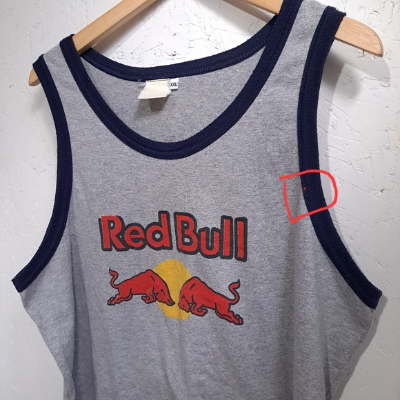 Red bull | Grey & blue men's graphic tank top - Picture 4 of 9